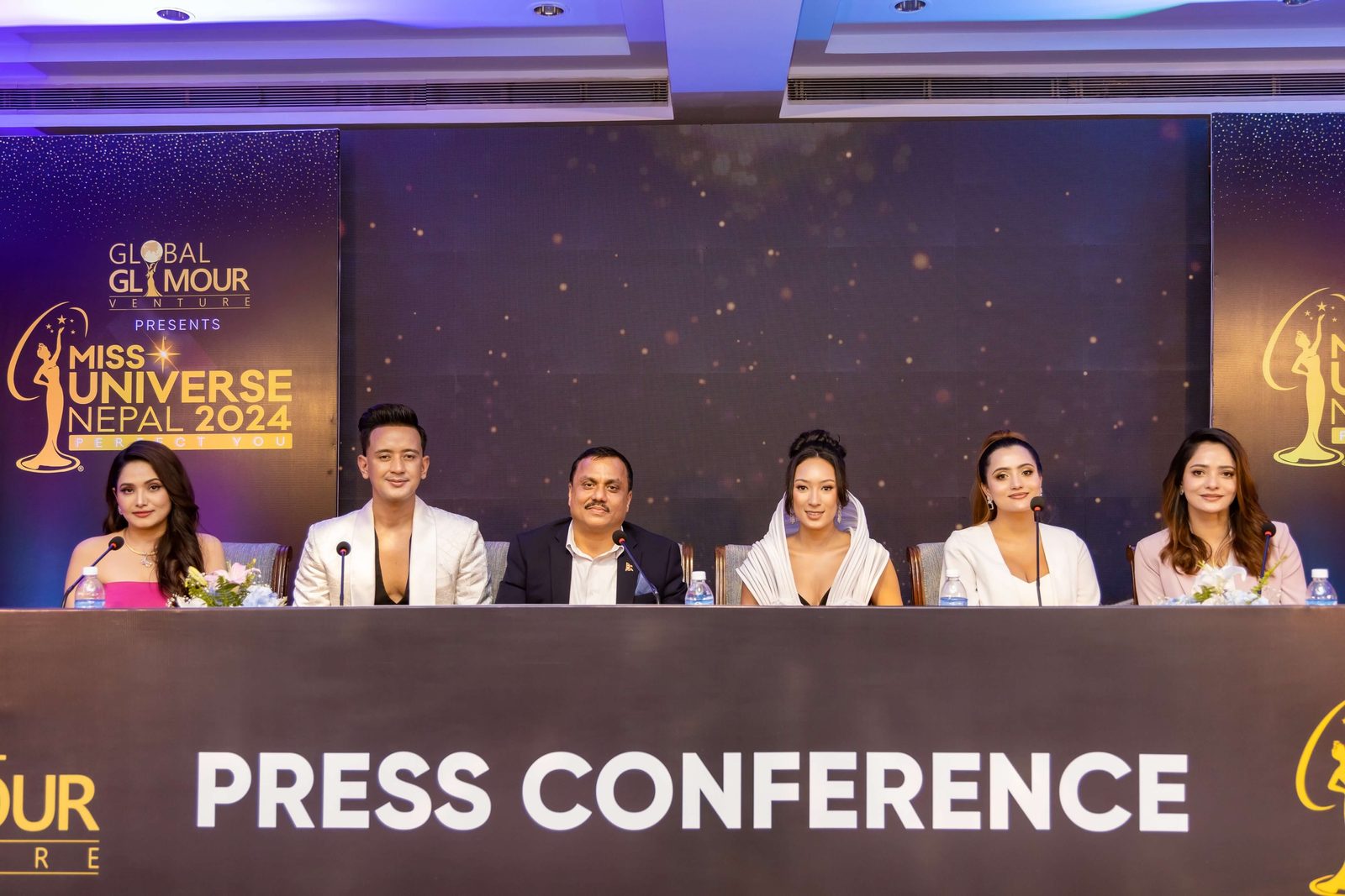 The organising committee of Miss Universe Nepal